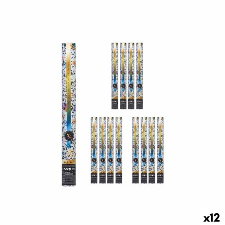 Cannone di coriandoli NAVI-AR-482 Multicolore Carta Cartone Plastica 5 x 78,5 x 5 cm (12 Unità)
