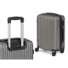 Set di valigie Grigio scuro Righe 3 Pezzi