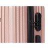 Set di valigie Rosa Righe 3 Pezzi