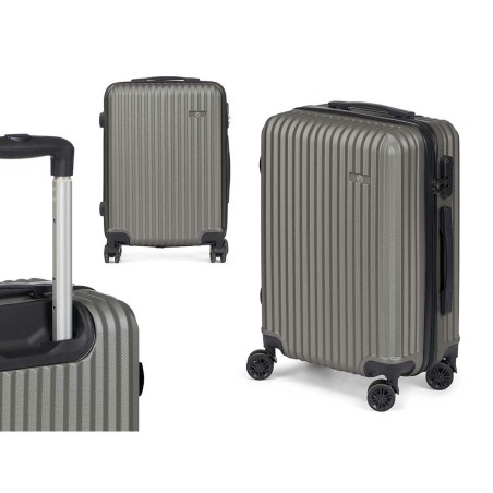 Bagaglio a Mano Grigio scuro 38 x 57 x 23 cm Righe