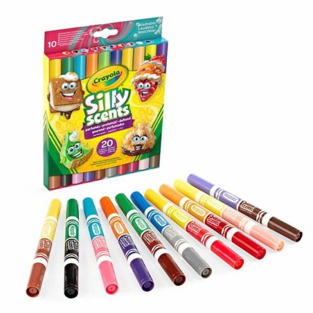 Set di Pennarelli Crayola Profumato Lavabili Doppia punta 10 Pezzi