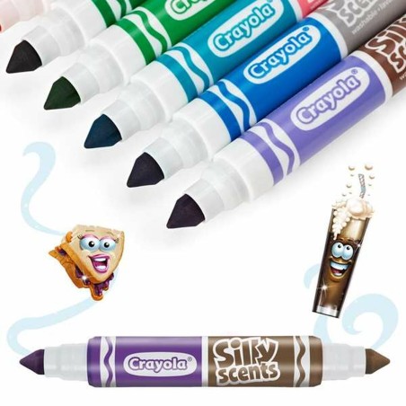 Set di Pennarelli Crayola Profumato Lavabili Doppia punta 10 Pezzi