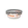Porta pranzo Ermetico MasterChef Grigio Trasparente Rotonda 970 ml (6 Unità)