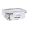Porta pranzo Ermetico Santa Clara Trasparente Rettangolare 375 ml (12 Unità)