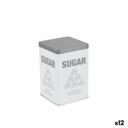 Barattolo in Metallo Quttin SUGAR (12 Unità)