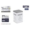 Barattolo in Metallo Quttin SUGAR (12 Unità)