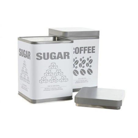 Barattolo in Metallo Quttin SUGAR (12 Unità)