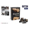 Barattolo in Metallo Quttin BISCUITS (12 Unità)