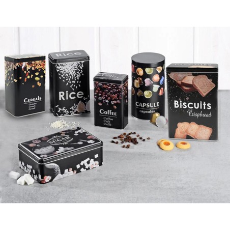 Barattolo in Metallo Quttin BISCUITS (12 Unità)