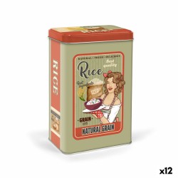 Barattolo in Metallo Quttin RICE (12 Unità)