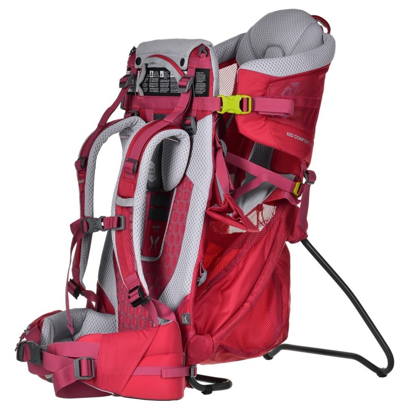Zaino Porta bambino Deuter Kid Comfort Active SL Rosso 22 Kg Zaino Porta bambino Deuter Kid Comfort Active SL Rosso 22 Kg