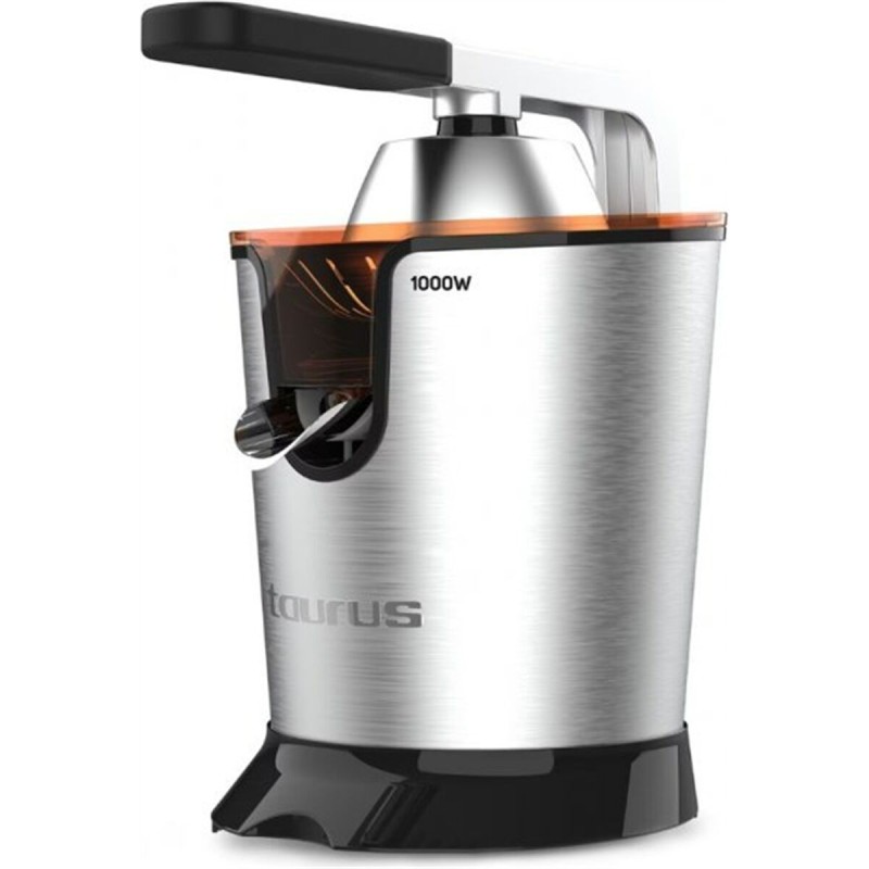 Spremiagrumi Elettrico Taurus Easy Press 1000 Legend Nero Argentato 1000 W 650 ml Spremiagrumi Elettrico Taurus Easy Press 1000 Legend Nero Argentato 1000 W 650 ml