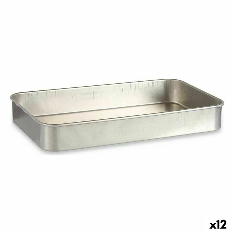 Teglia Kinvara 100154 Argentato Alluminio 28,5 x 6,5 x 46 cm (12 Unità) Teglia Kinvara 100154 Argentato Alluminio 28,5 x 6,5 x 46 cm (12 Unità)