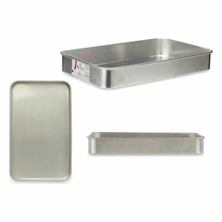 Teglia Kinvara 100154 Argentato Alluminio 28,5 x 6,5 x 46 cm (12 Unità)