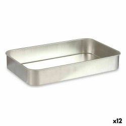 Teglia Kinvara 100153 Argentato Alluminio 41 x 6,5 x 26 cm (12 Unità)