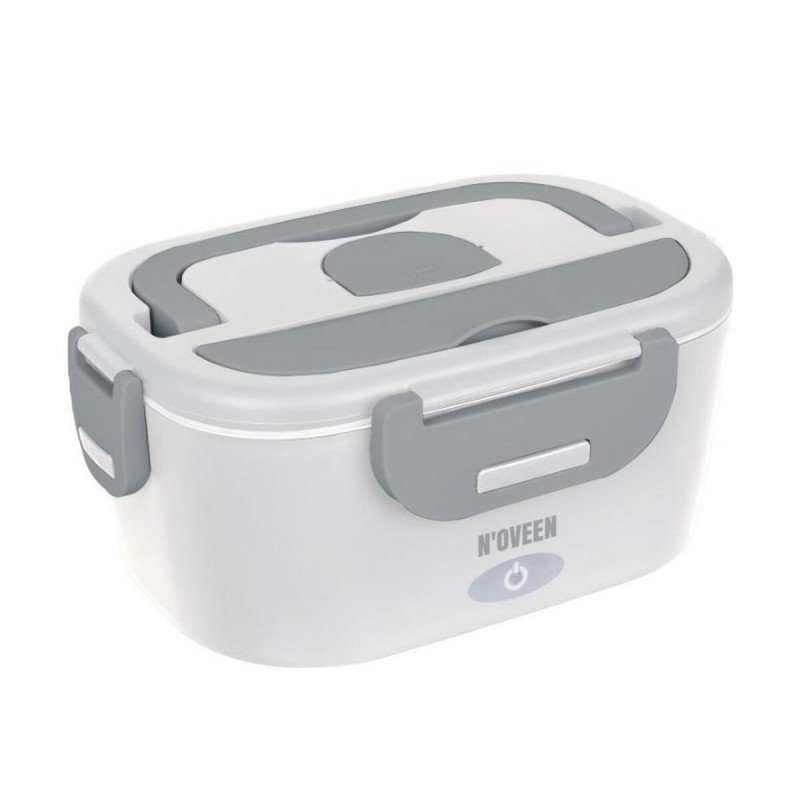 Portavivande Elettrico N'oveen LB715 Bianco Grigio 1,1 L 2 Pezzi Portavivande Elettrico N'oveen LB715 Bianco Grigio 1,1 L 2 Pezzi