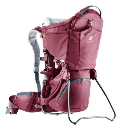 Zaino Porta bambino Deuter KID COMFORT MARON Rosso 22 Kg
