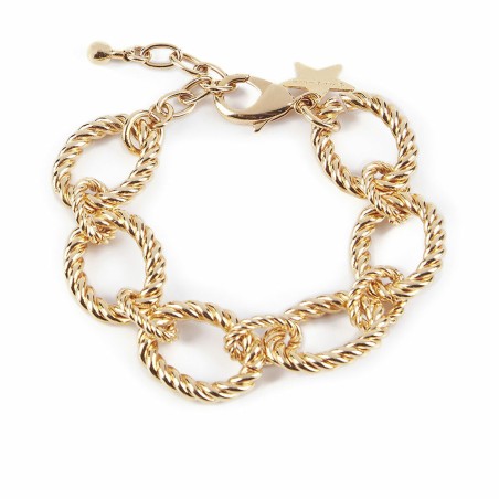 Bracciale Donna Shabama Mali Ottone Bagno di flash oro