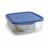 Porta pranzo Borgonovo   Quadrato Azzurro 3,2 L (6 Unità)