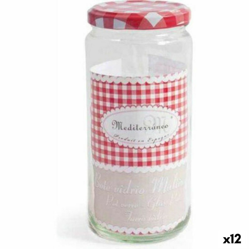 Barattolo di Vetro La Mediterránea Norma Multiuso 720 ml Vetro (12 Unità) Barattolo di Vetro La Mediterránea Norma Multiuso 720 ml Vetro (12 Unità)