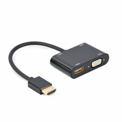 Adattatore HDMI con VGA GEMBIRD A-HDMIM-HDMIFVGAF-01 (1 Unità)