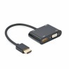 Adattatore HDMI con VGA GEMBIRD A-HDMIM-HDMIFVGAF-01 (1 Unità)