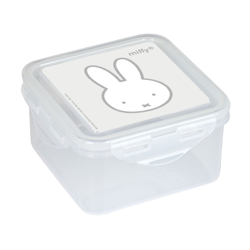 Porta pranzo Miffy Niebla Grigio 13 x 7.5 x 13 cm Porta pranzo Miffy Niebla Grigio 13 x 7.5 x 13 cm