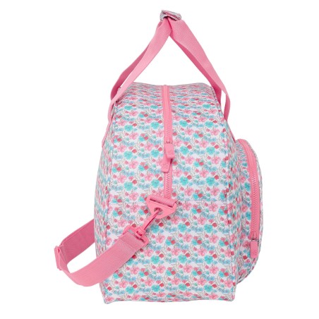 Borsa da Palestra Moos Flores Multicolore 48 x 33 x 21 cm