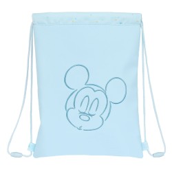 Zainetto con Cordini Mickey Mouse Baby Azzurro Chiaro 26 x 34 cm