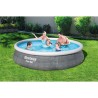 Bestway Piscina Gonfiabile Adulto Aro Ratan con Depuratore 396x84 cm Giardino 57376