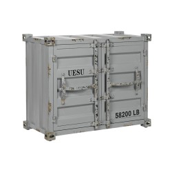 Portabottiglie Home ESPRIT Grigio Blu cielo 77 x 41 x 64 cm