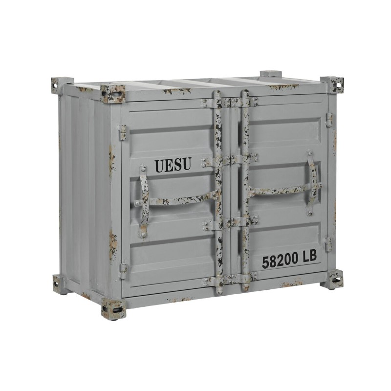 Portabottiglie Home ESPRIT Grigio Blu cielo 77 x 41 x 64 cm Portabottiglie Home ESPRIT Grigio Blu cielo 77 x 41 x 64 cm