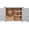 Portabottiglie Home ESPRIT Grigio Blu cielo 77 x 41 x 64 cm