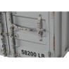 Portabottiglie Home ESPRIT Grigio Blu cielo 77 x 41 x 64 cm