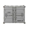 Portabottiglie Home ESPRIT Grigio Blu cielo 77 x 41 x 64 cm