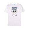 Maglia a Maniche Corte Uomo Stitch Bianco