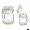 Barattolo di Vetro Vivalto 04-9411 Trasparente 150 ml (6 Unità)