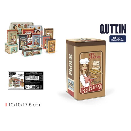 Barattolo in Metallo Quttin Baking (12 Unità)