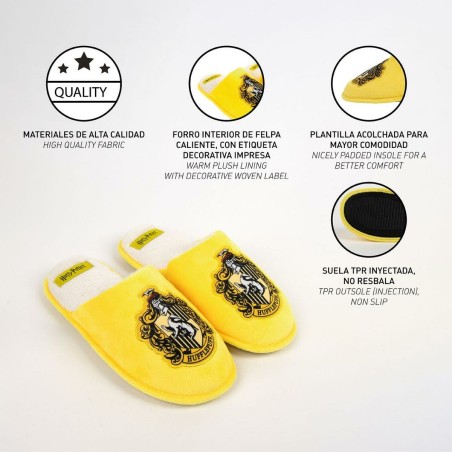 Ciabatte da casa Harry Potter Hufflepuff Giallo 38-39