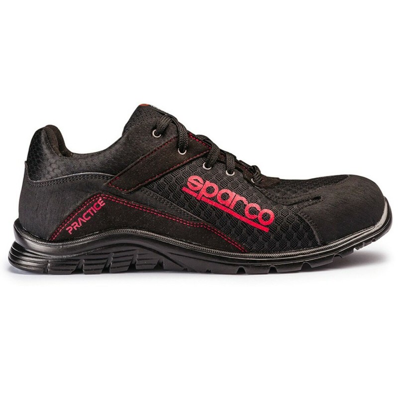 Scarpe di Sicurezza Sparco Practice Nigel (38) Nero Rosso Scarpe di Sicurezza Sparco Practice Nigel (38) Nero Rosso