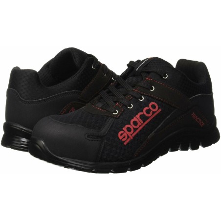Scarpe di Sicurezza Sparco Practice Nigel (38) Nero Rosso