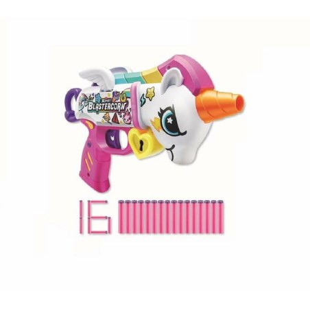 Pistola a Freccette Zuru X-Shot Blastercorn Unicorn
