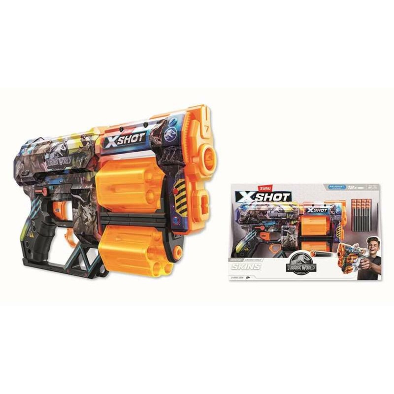 Pistola a Freccette Zuru X-Shot Skins Dread Jurassic World Pistola a Freccette Zuru X-Shot Skins Dread Jurassic World