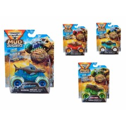 Monster Truck Monster Jam Mud Blasters 1:64 Azzurro