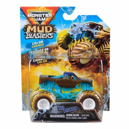 Monster Truck Monster Jam Mud Blasters 1:64 Azzurro