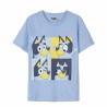 Maglia a Maniche Corte per Bambini Bluey Azzurro Chiaro 3 Anni