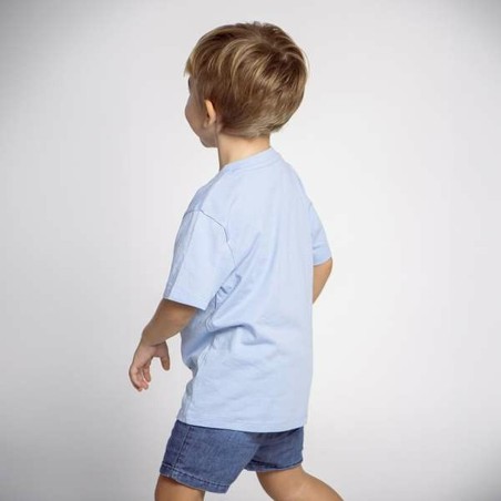 Maglia a Maniche Corte per Bambini Bluey Azzurro Chiaro 3 Anni