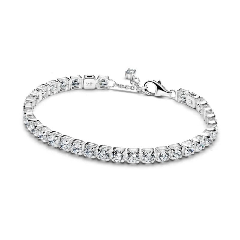 Bracciale Donna Pandora 593539C01-16 16 cm Argentato Bracciale Donna Pandora 593539C01-16 16 cm Argentato