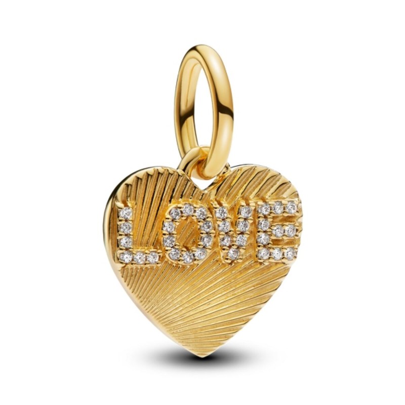Perlina Donna Pandora Love Dorato Perlina Donna Pandora Love Dorato
