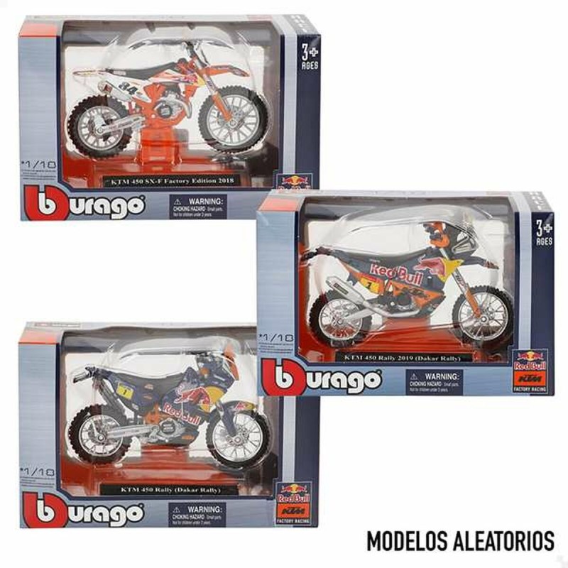 Motocicletta Colorbaby Wrb Ktm Cross 1:18 Motocicletta Colorbaby Wrb Ktm Cross 1:18
